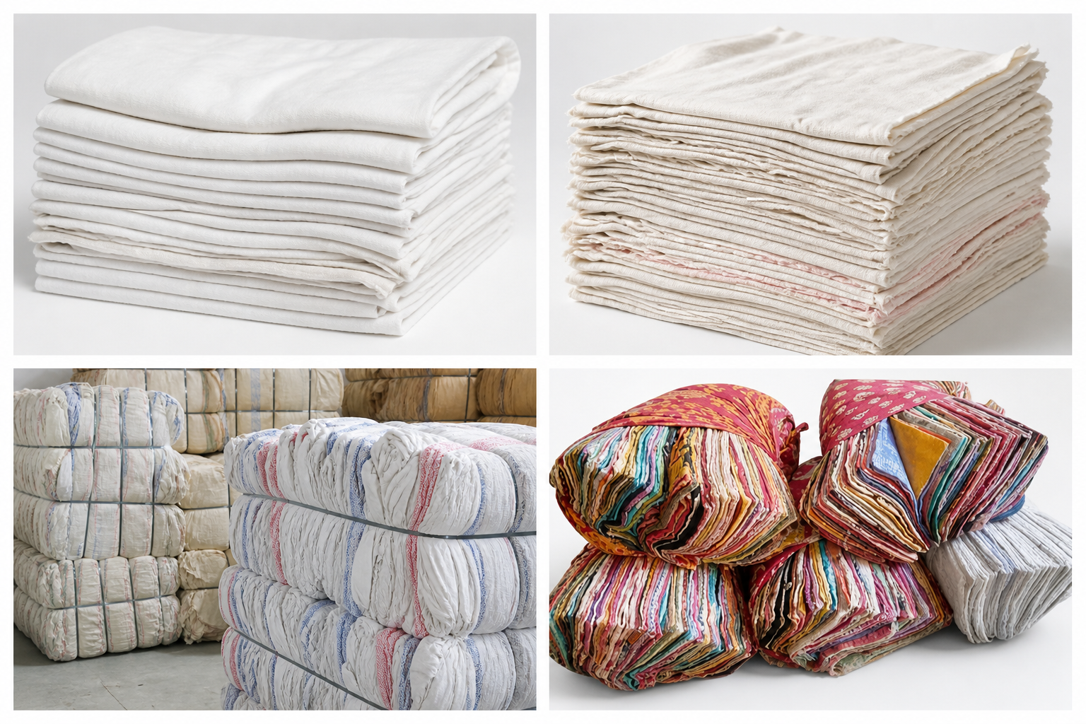 Old Dhoti and Waste Cotton Clothes