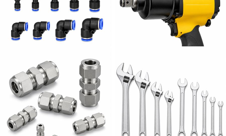 Industrial Tool and Pneumatic Fitting